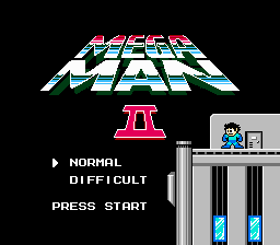 Mega Man 2 Reved Up!! Title Screen